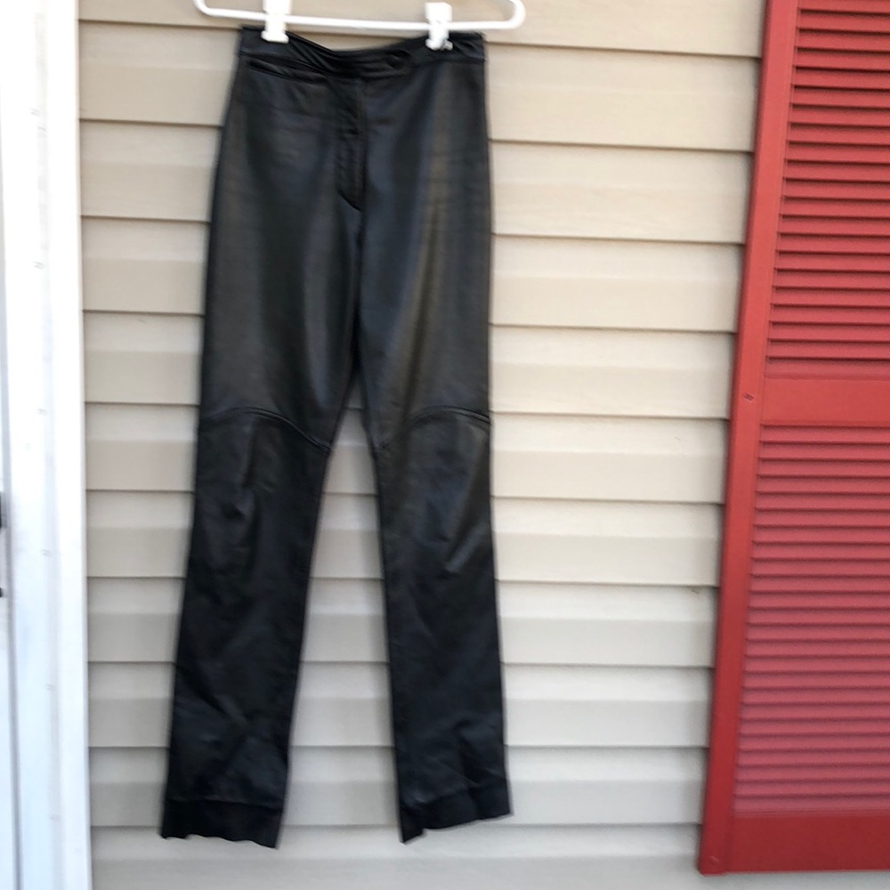 Wilson’s Maxima women’s black leather biker pants